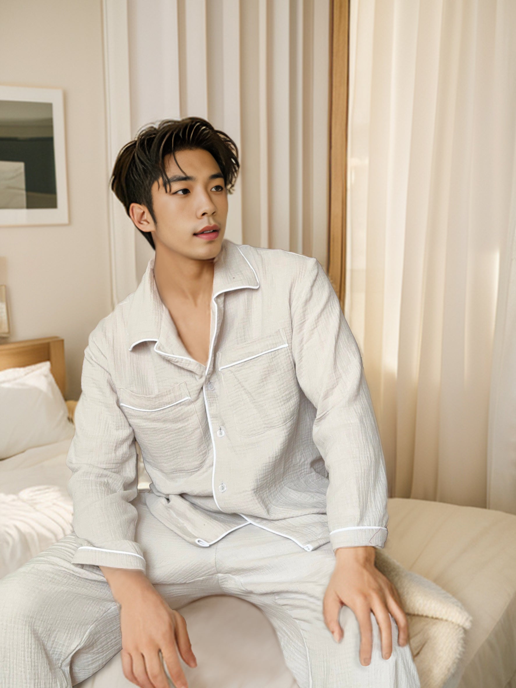 ชุดนอนผู้ชาย Morning Snooze แขนยาวขายาว