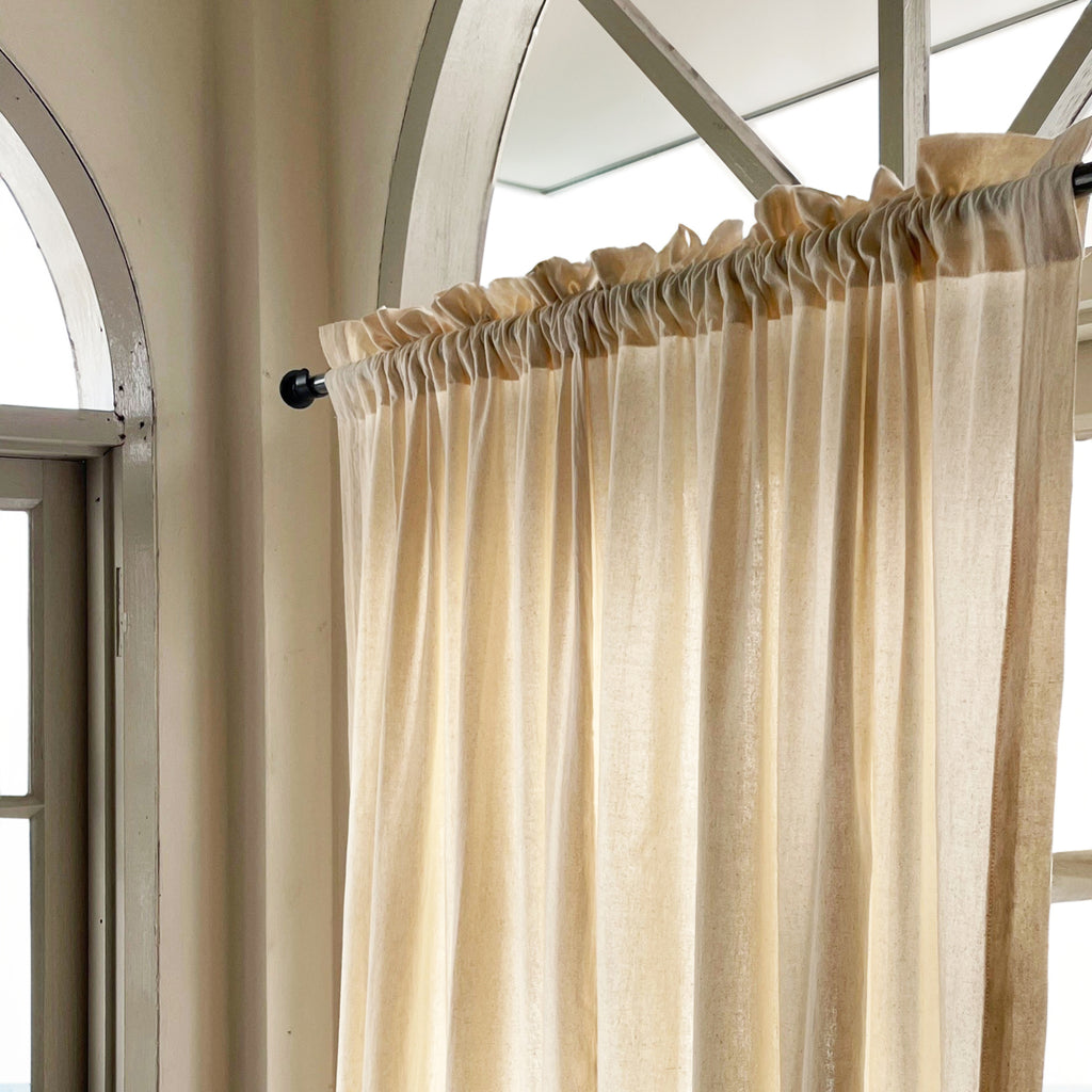 Cafe Style Curtain - Plain cotton