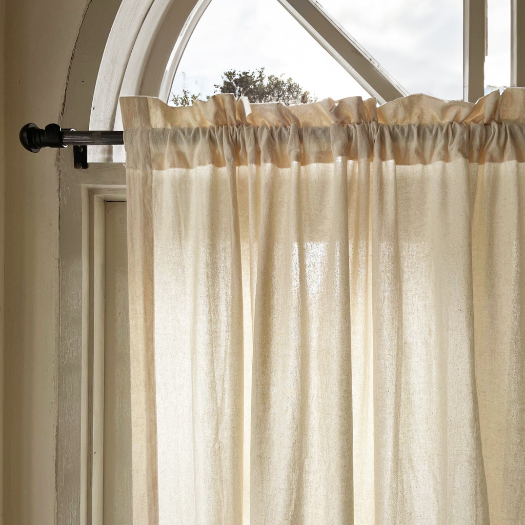 Cafe Style Curtain - Plain cotton