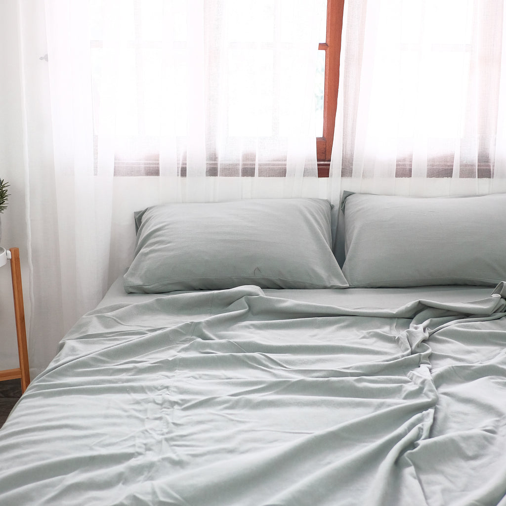 ผ้าปูที่นอนไม่รัดมุม Plain Cotton image 0
