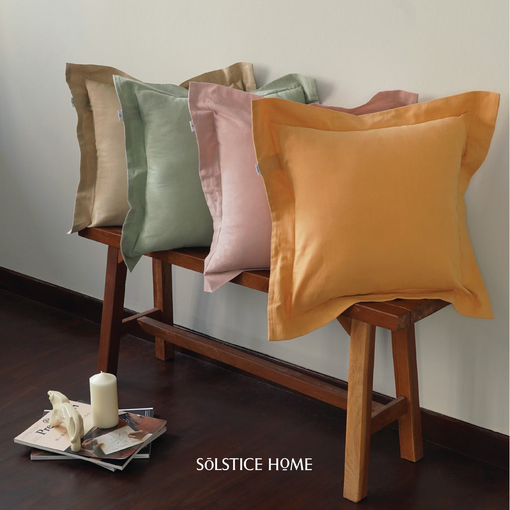 ปลอกหมอนอิง มีปีก ผ้า Plain Cotton image 0