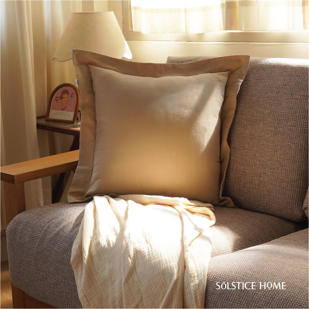 ปลอกหมอนอิง มีปีก ผ้า Plain Cotton image 8