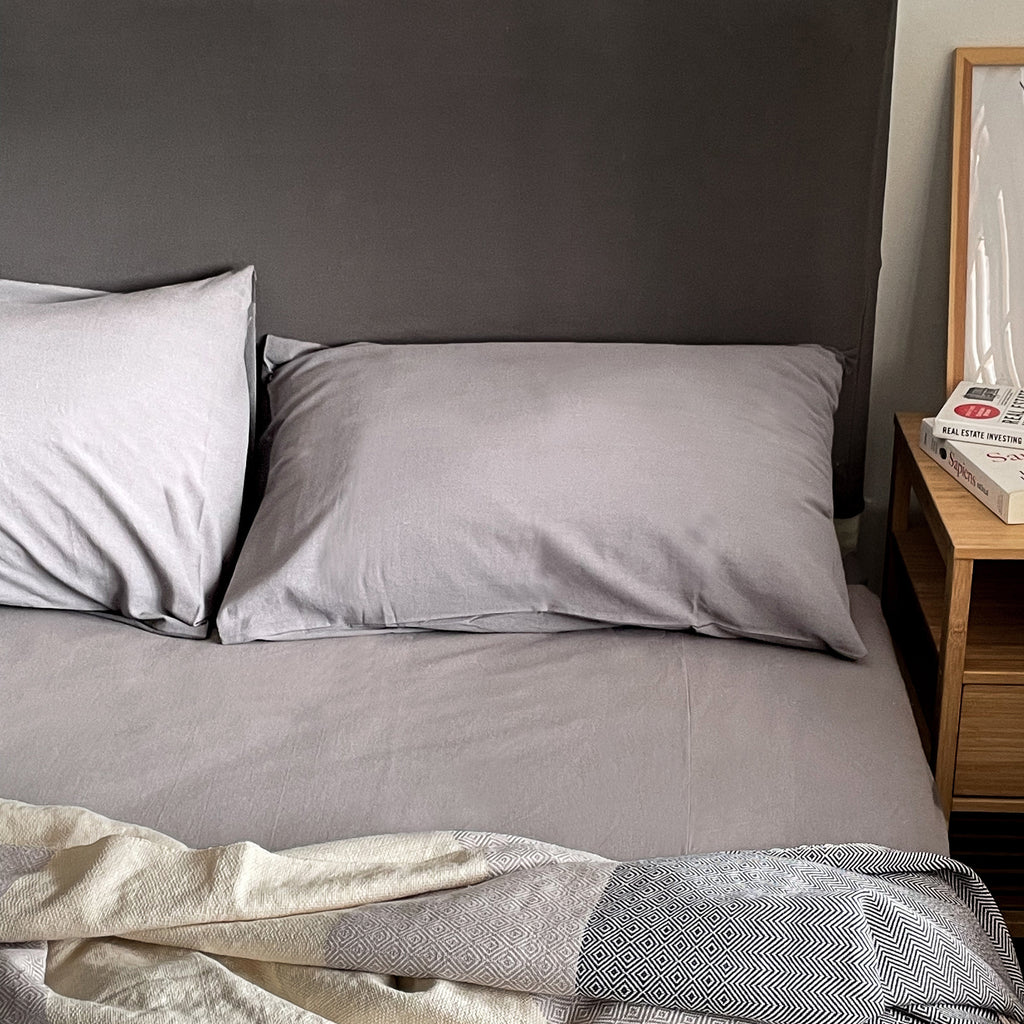 ผ้าปูที่นอนรัดมุม Plain Cotton image 0