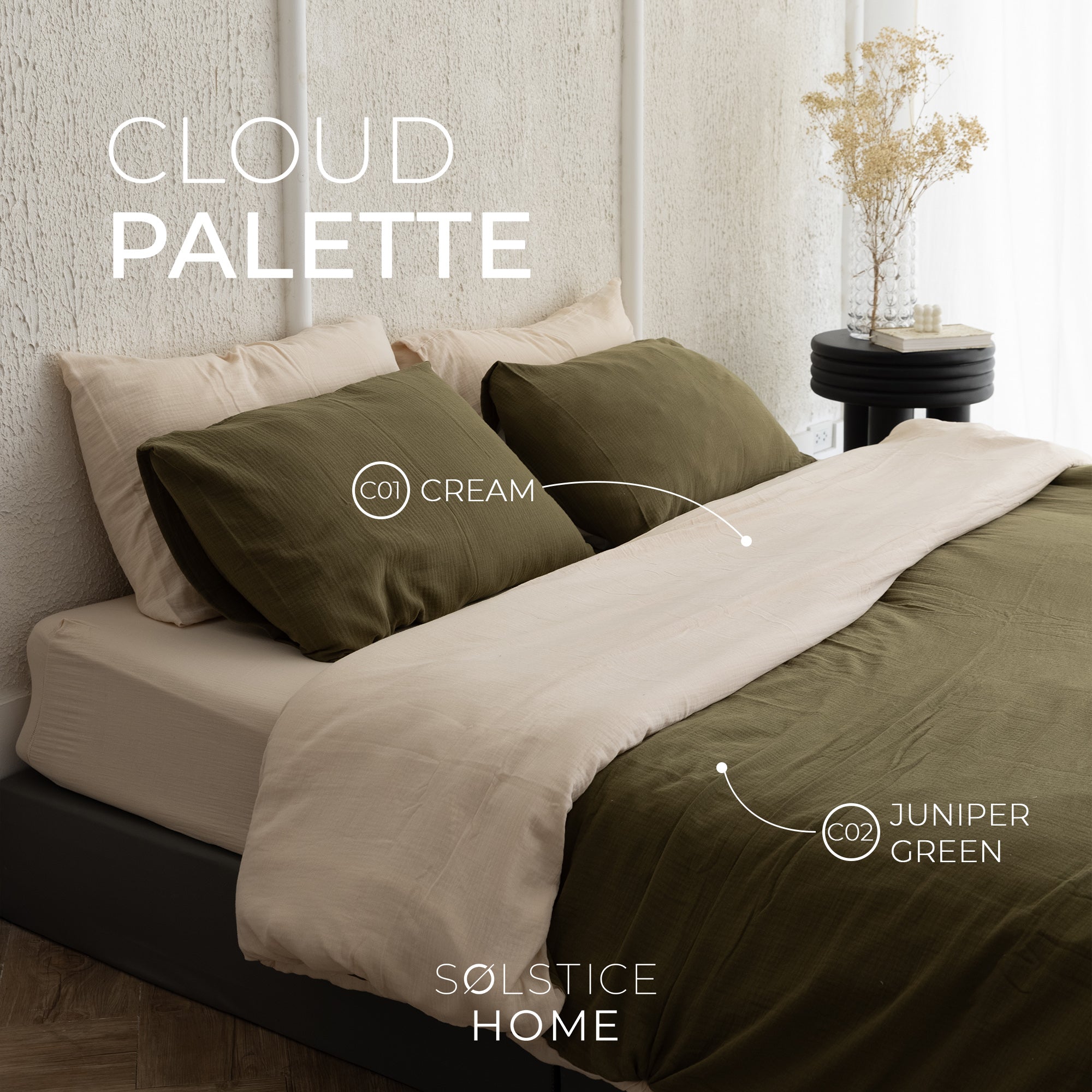 ชุดเครื่องนอน Cloud Cotton ทูโทน image 3