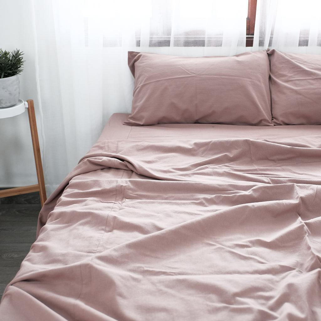 ผ้าปูที่นอนไม่รัดมุม Plain Cotton image 5