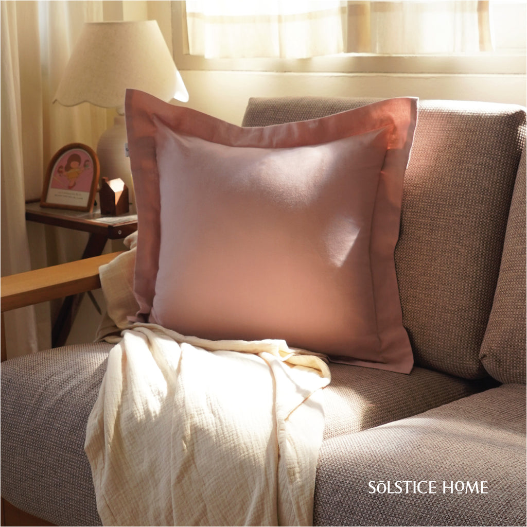 ปลอกหมอนอิง มีปีก ผ้า Plain Cotton image 12