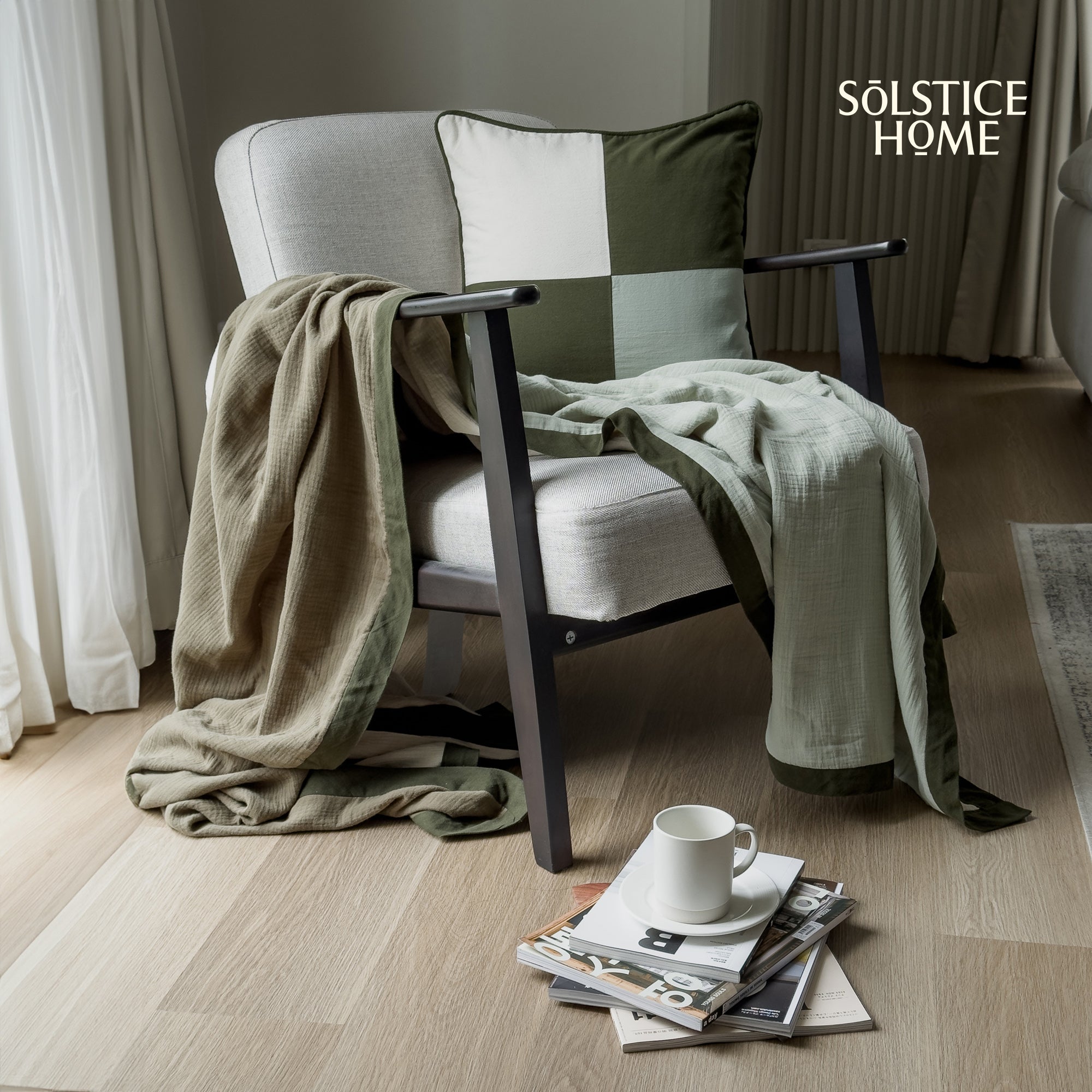 Color Cube Throw Blanket – Solstice Home