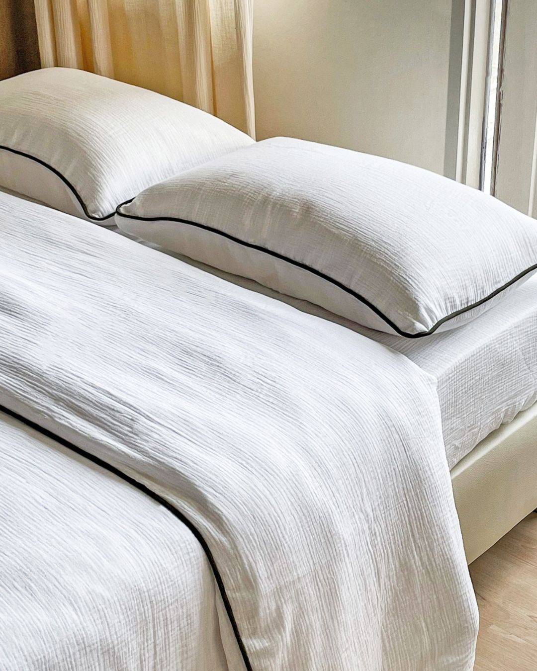 ชุดเครื่องนอน ผ้า Cloud Cotton กุ๊นขอบ image 0