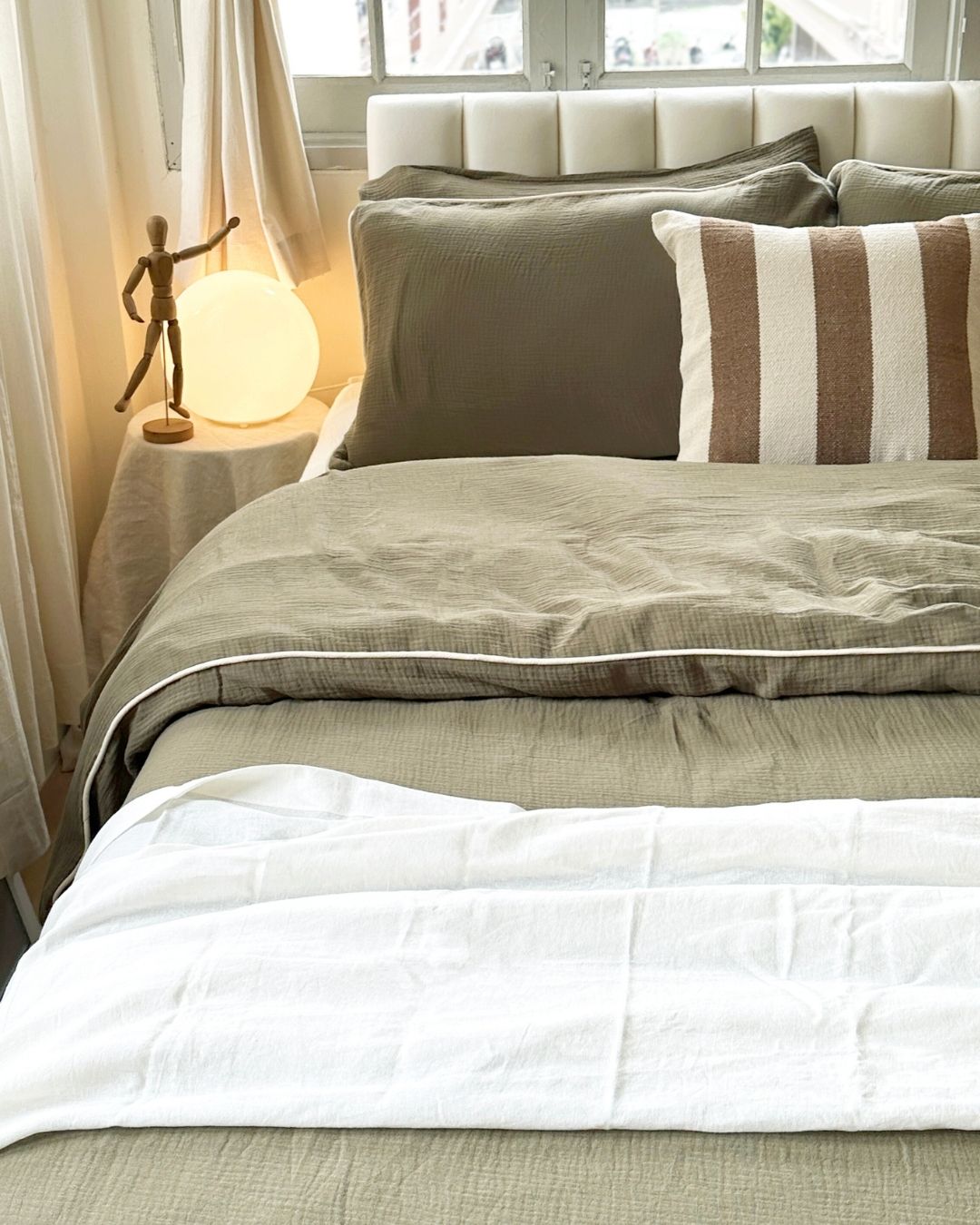 ชุดเครื่องนอน ผ้า Cloud Cotton กุ๊นขอบ image 5