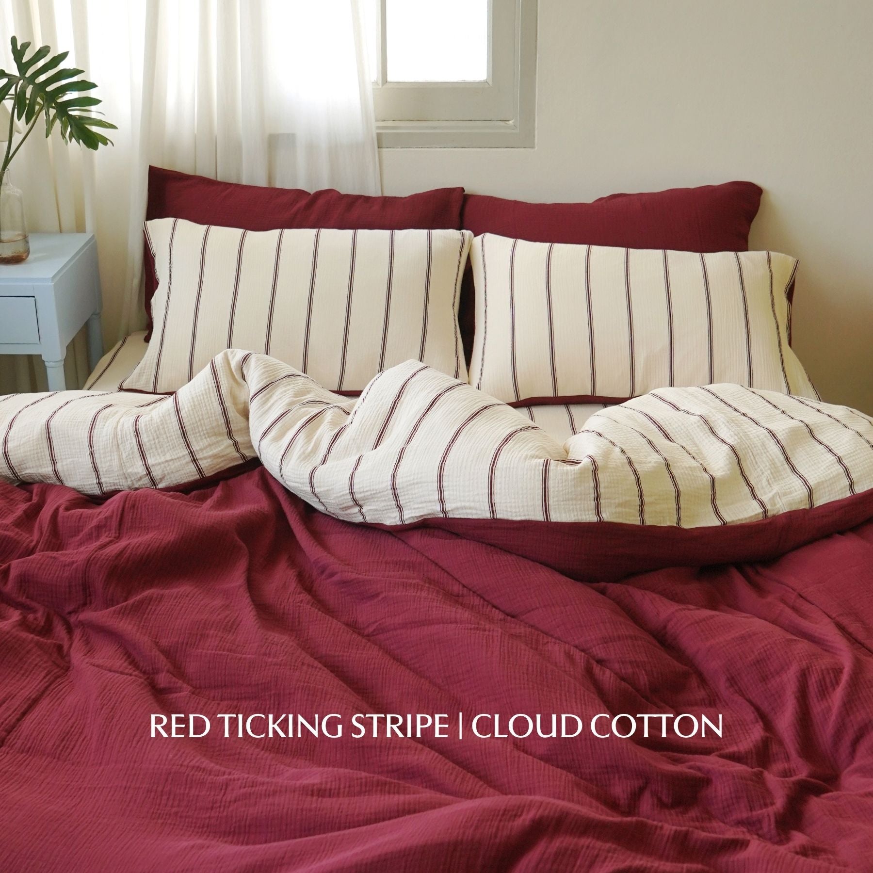 ชุดผ้าปูที่นอน Cloud Cotton Ticking Stripe