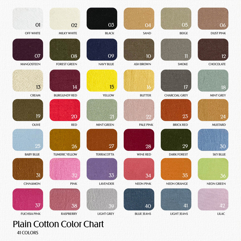 Flat Sheet - Plain Cotton