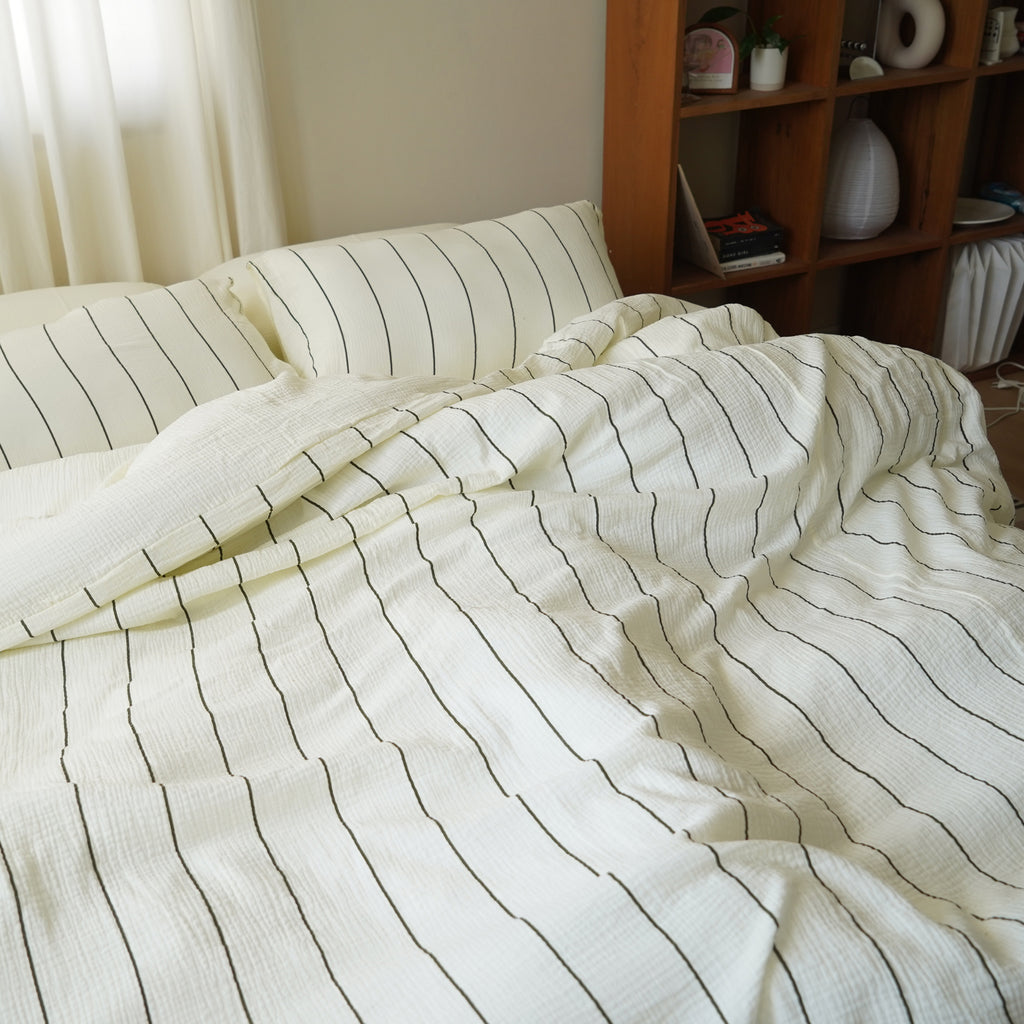 ชุดผ้าปูที่นอน Cloud Cotton Pinstripe
