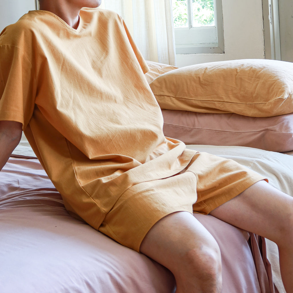 ชุดนอนคอวีผู้ชาย Summer Sleep