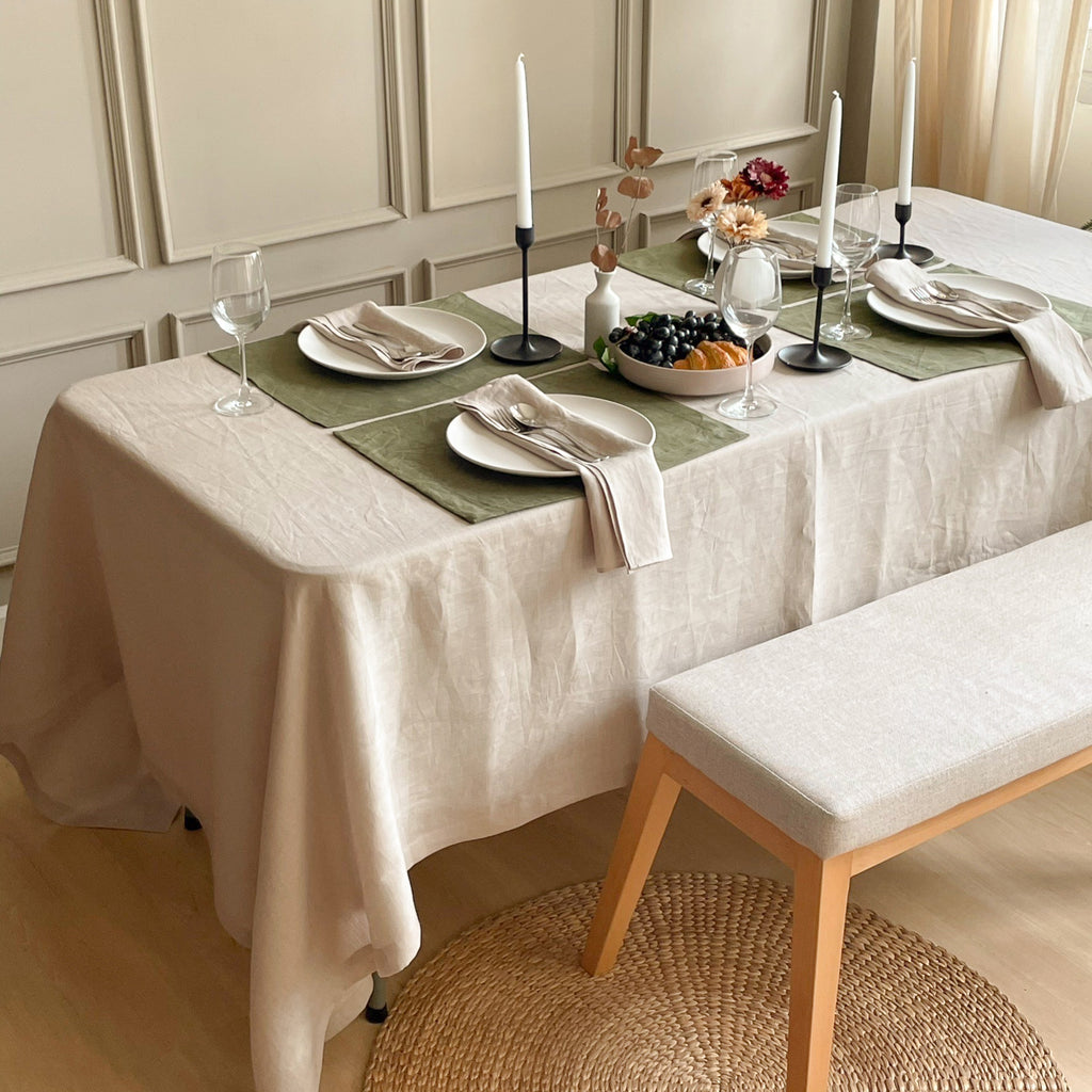 Linen tablecloth