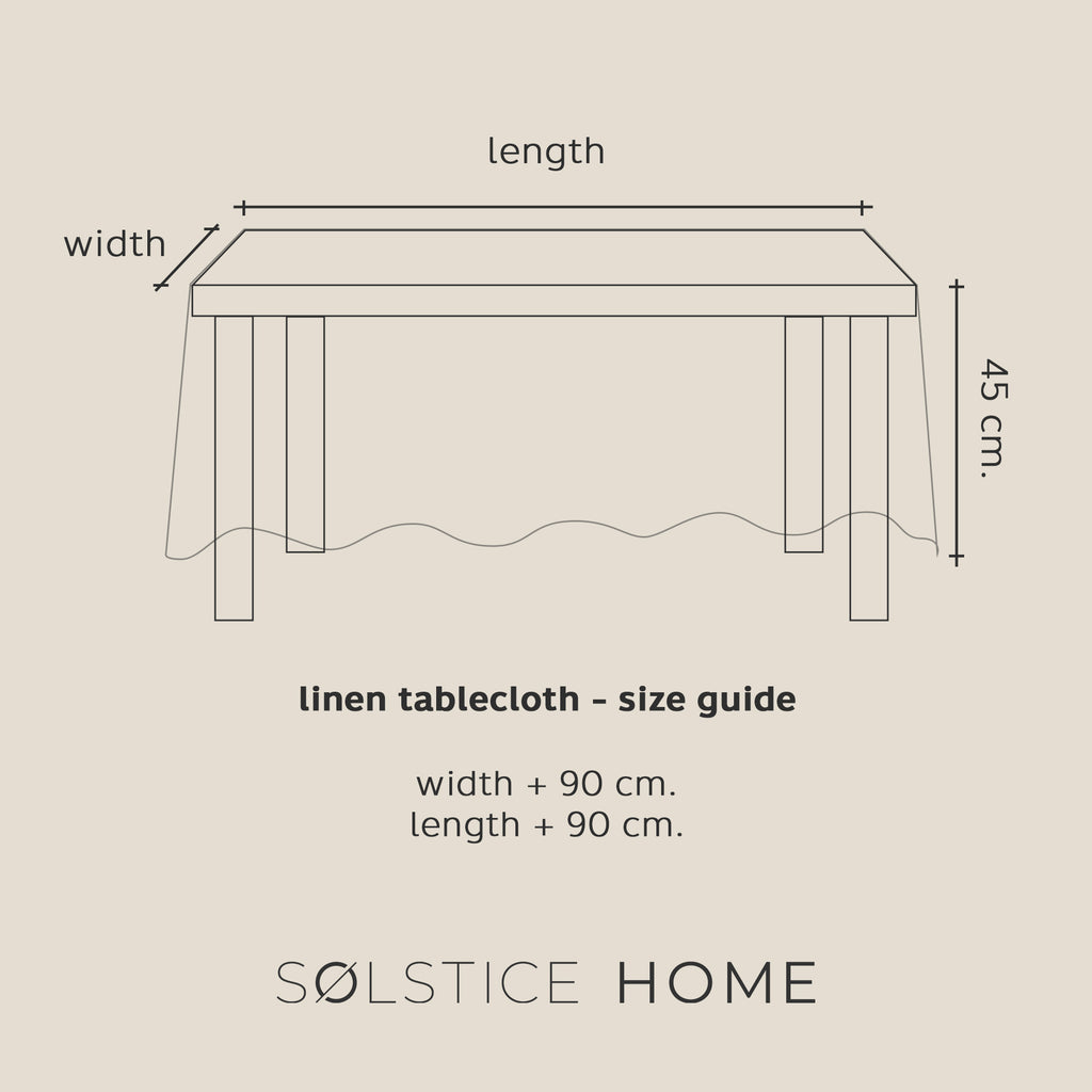 Linen tablecloth