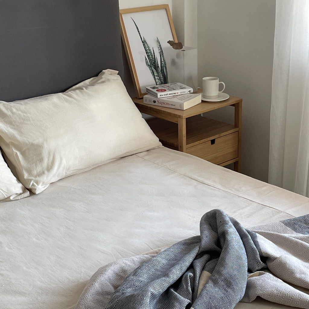 ผ้าปูที่นอนไม่รัดมุม Plain Cotton image 4