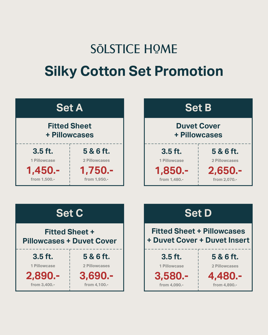 ชุดเครื่องนอน ผ้า Silky Cotton image 12