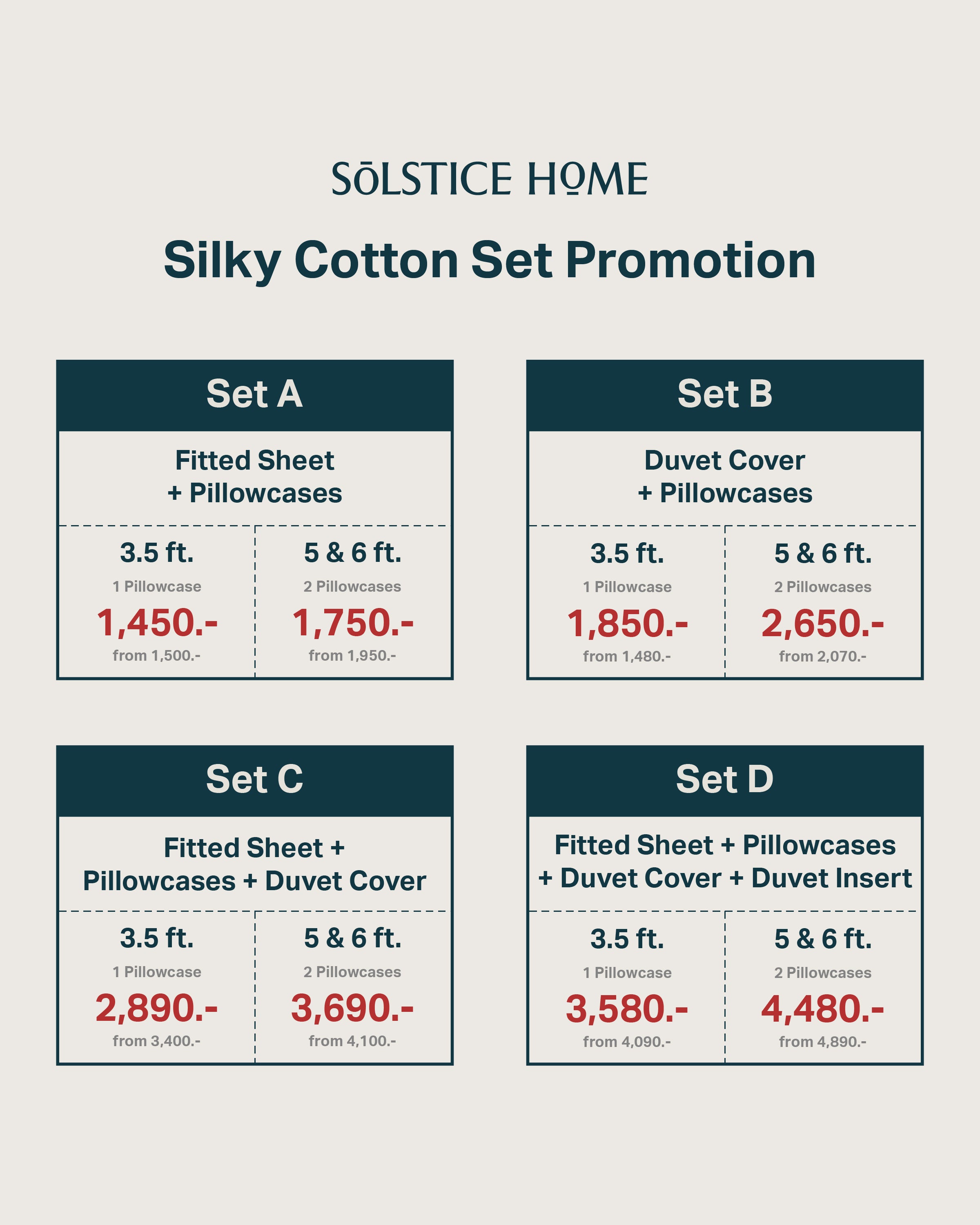 ชุดเครื่องนอน ผ้า Silky Cotton image 12