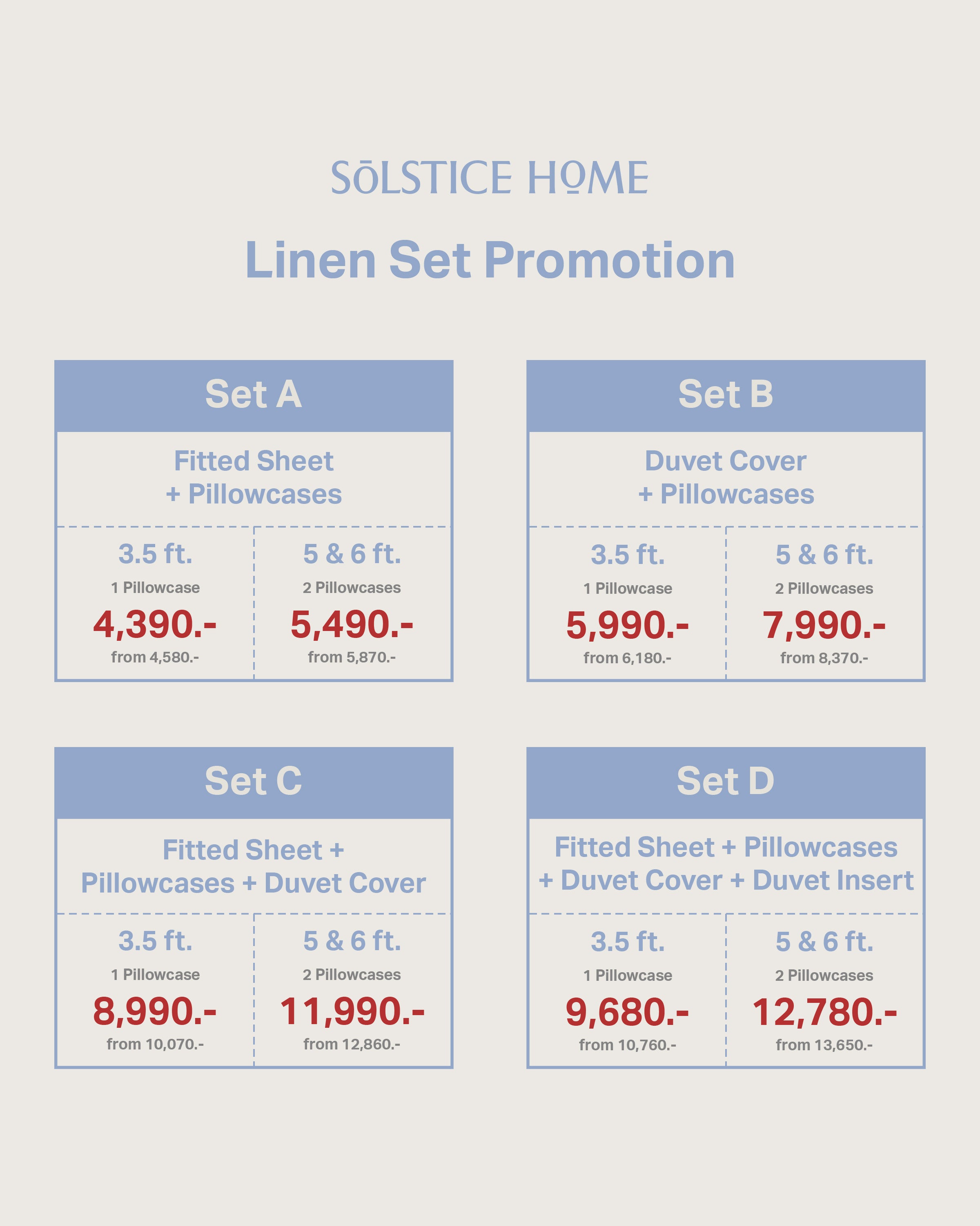 ชุดเครื่องนอน Linen Stone Washed image 10