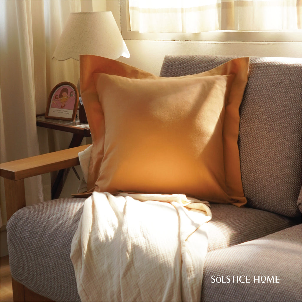 ปลอกหมอนอิง มีปีก ผ้า Plain Cotton image 11