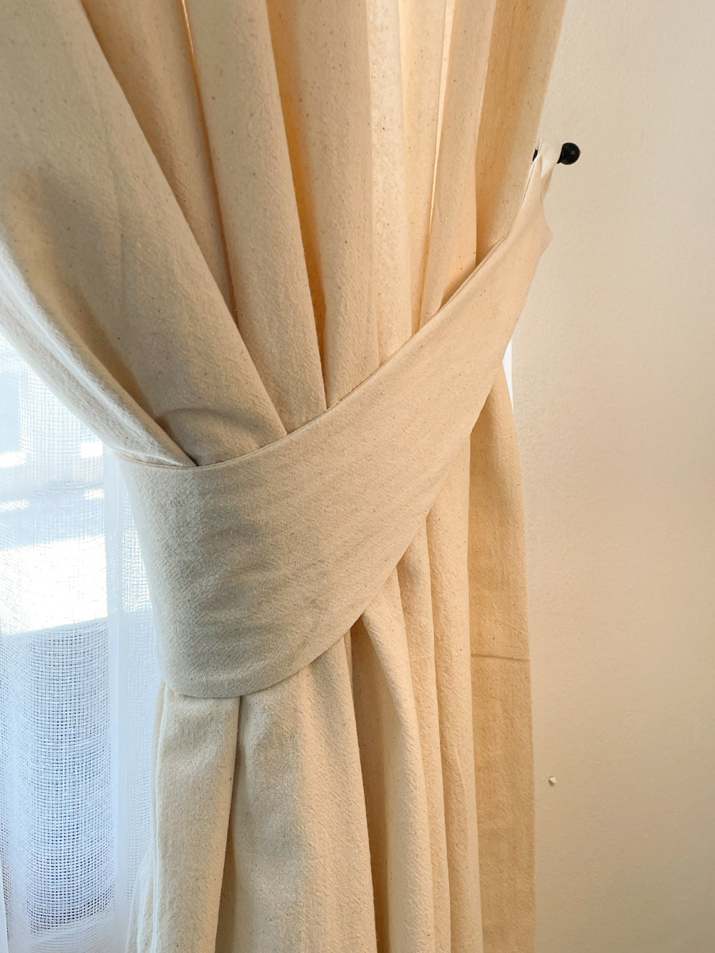 ผ้าม่านผ้าฝ้าย แบบหูกระเช้า image 5