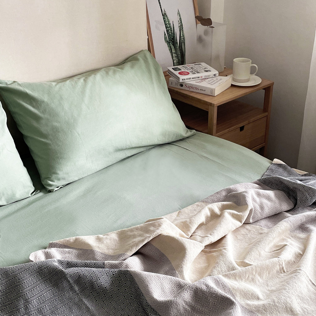 ผ้าปูที่นอนรัดมุม Plain Cotton image 6