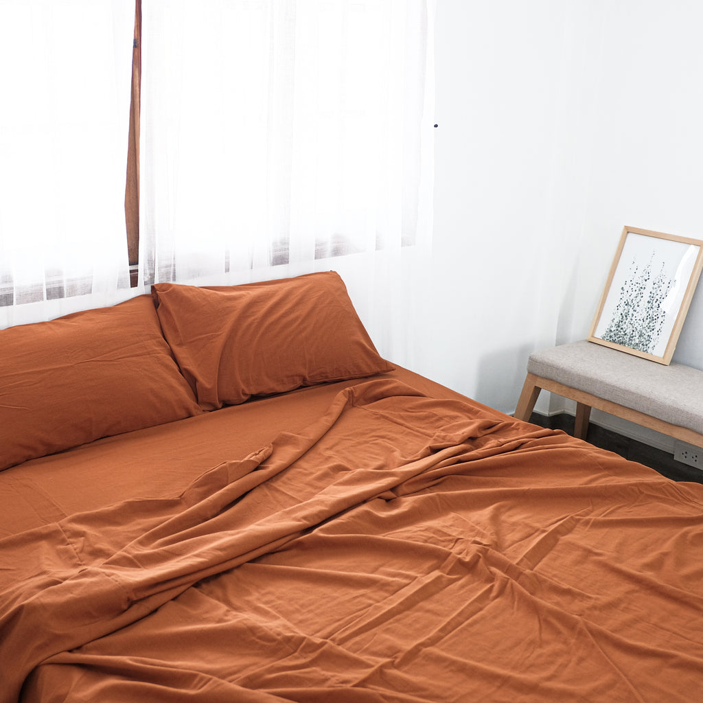 ผ้าปูที่นอนไม่รัดมุม Plain Cotton image 6