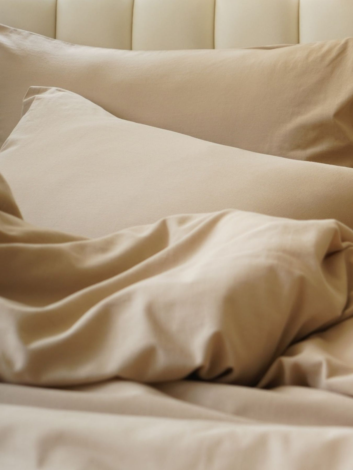 ชุดผ้าปูที่นอน Plain Cotton Beige