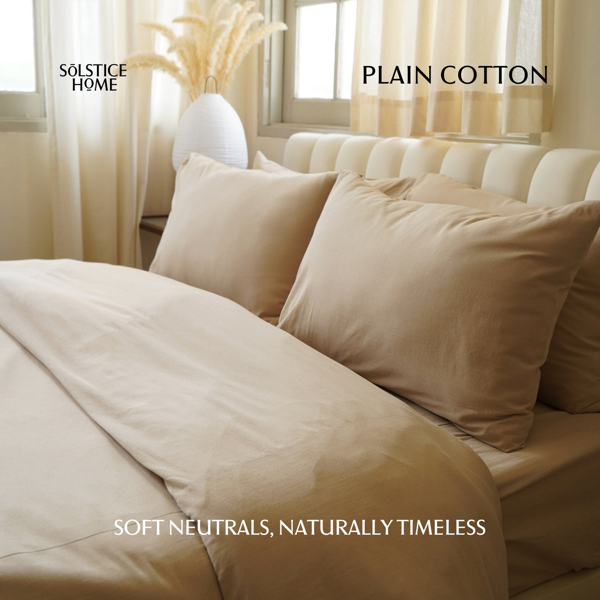 Bedding Set - Plain Cotton