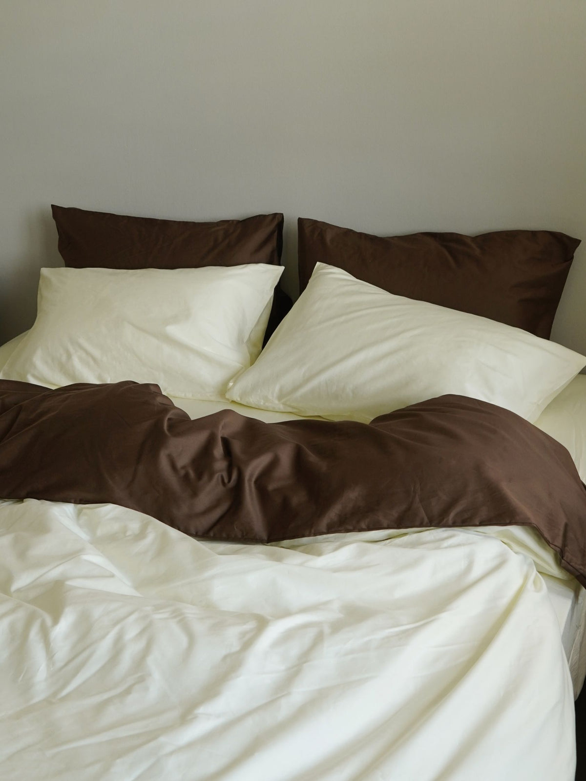 ชุดผ้าปูที่นอน Silky Cotton Vanilla + Chocolate